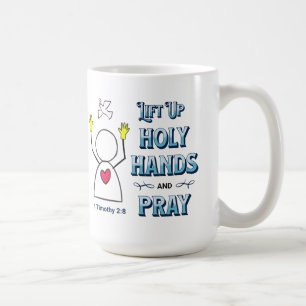 LIFT UP HOLY HANDS COFFEE MUG