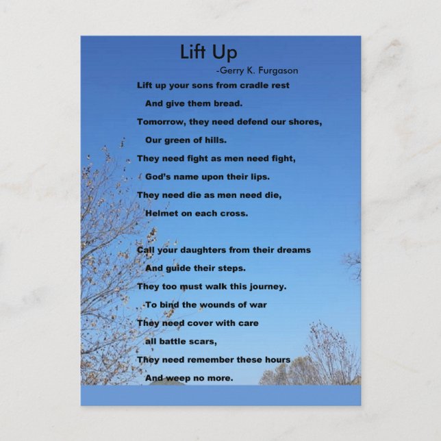 LIFT UP POSTCARD (Front)