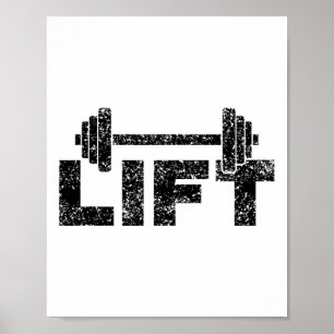 Lift Workout Lifting Weightlifting Gym 1  Poster