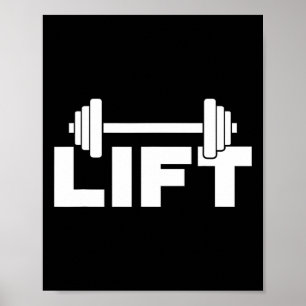 Lift Workout Lifting Weightlifting Gym 2 Poster