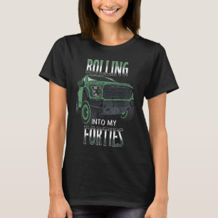Lifted Pickup Truck Old Man's 40th Birthday T-Shirt