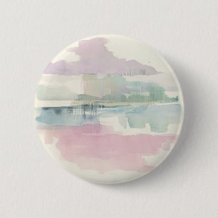 Lifting Fog   In Soft Pastels 6 Cm Round Badge