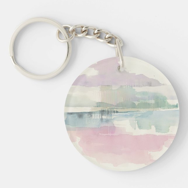 Lifting Fog | In Soft Pastels Key Ring (Front)