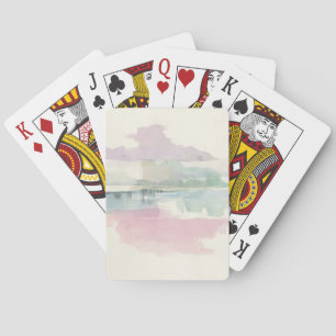 Lifting Fog In Soft Pastels Playing Cards