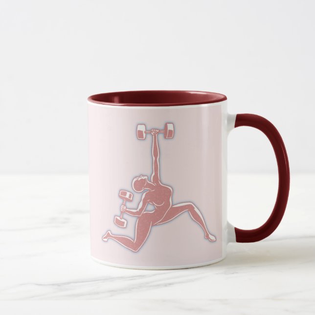 Lifting Lady Mug (Right)