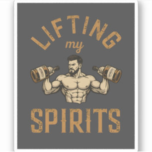 Lifting My Spirits -Bodybuilding Gym Humor- Funny