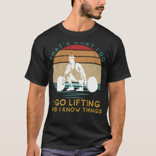 Lifting Savvy: Iron & Witty Wisdom Fun Tee for Gym