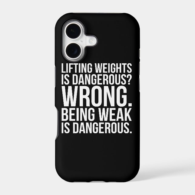 Lifting Weights Is Dangerous vs Being Weak - Gym (Back)