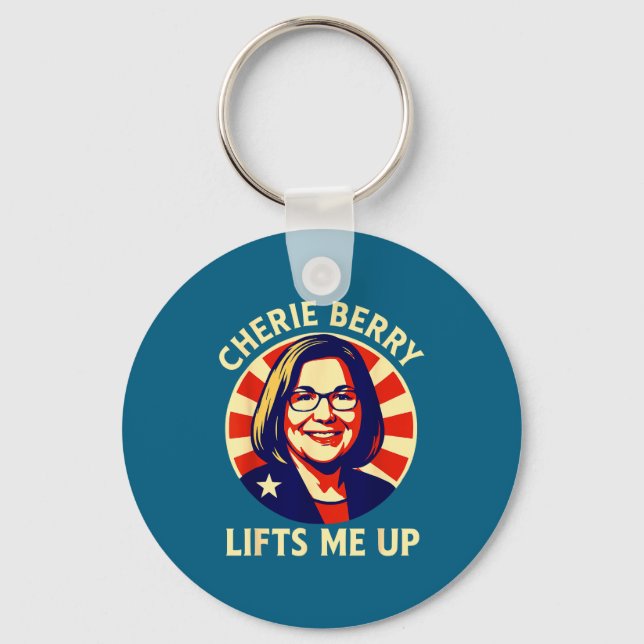 Lifts Berry Elevator Cherie Poster Up Me NC Smile Key Ring (Front)