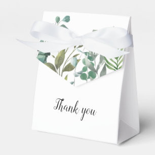 LIFY Botanical Eucalyptus Leaves Wedding Favour Box