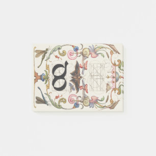 Ligature do from Mira Calligraphiae Monumenta Post-it Notes