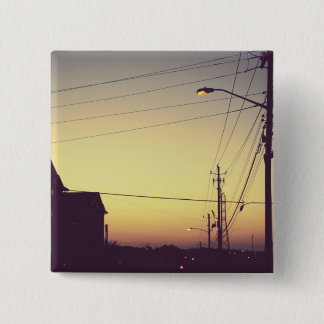 Light 15 Cm Square Badge