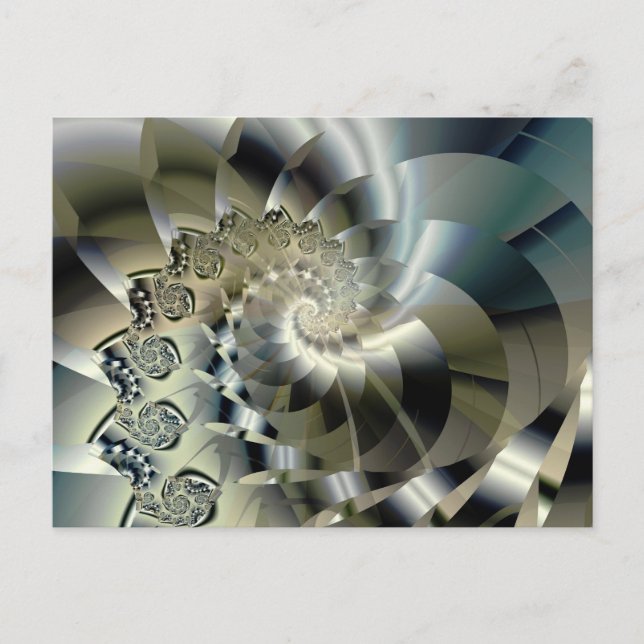 Light 2 Revisited Modern Abstract Art Postcard (Front)