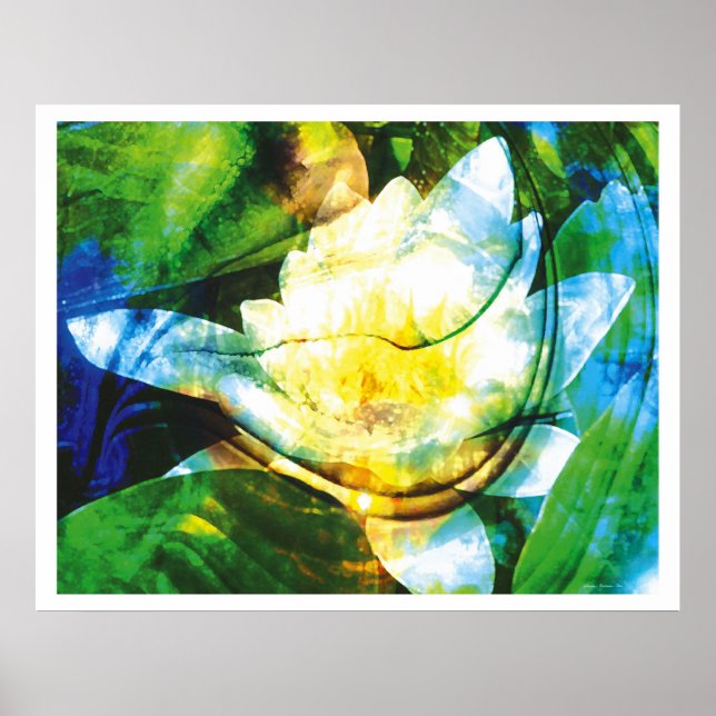 Light Abstract 11: Temple of the Heart Poster (Front)