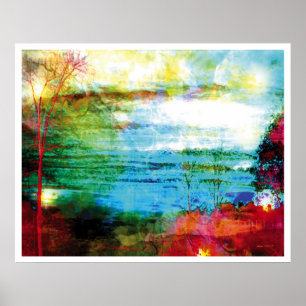 Light Abstract 5: Only This Love Poster