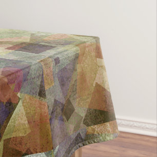 Light abstract squares tablecloth