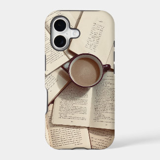Light Academia Aesthetic coffee and books