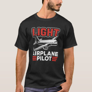 Light Aeroplane Pilot Private Small Aeroplane Airc T-Shirt