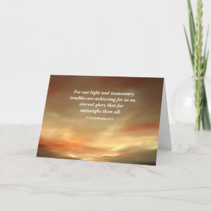 Light after the Storm Christian Encouragement Holiday Card