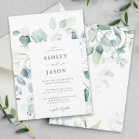 Light and Airy Eucalyptus Greenery Wedding