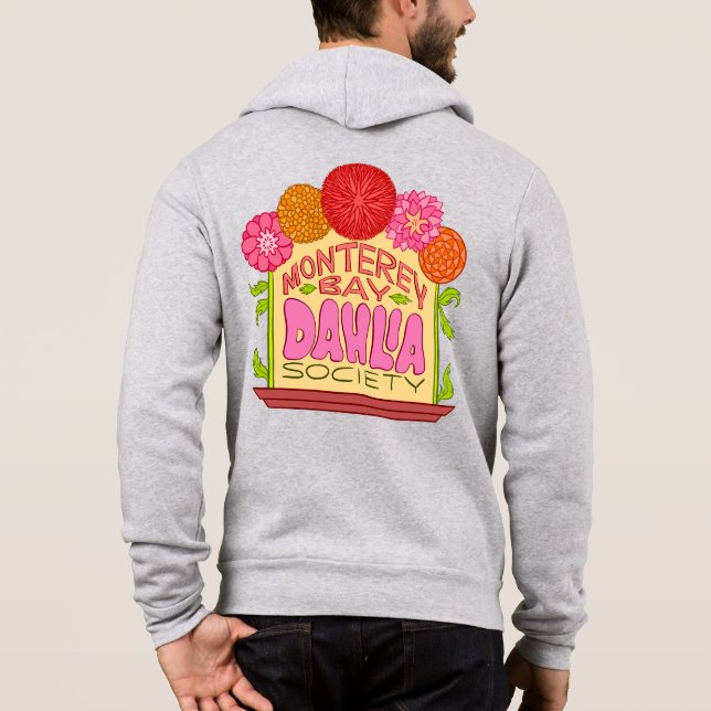 light and bright zip hoodie (Back)