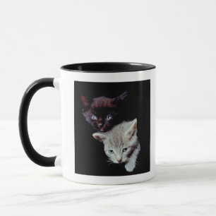 Light and Dark Kittens Mug