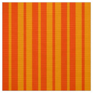 Light and Dark Orange Stylish Stripes Design Fabric