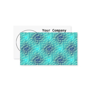 Light and Dark Pool Water Pattern Business Card