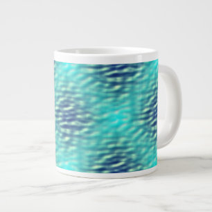 Light and Dark Pool Water Pattern Large Coffee Mug