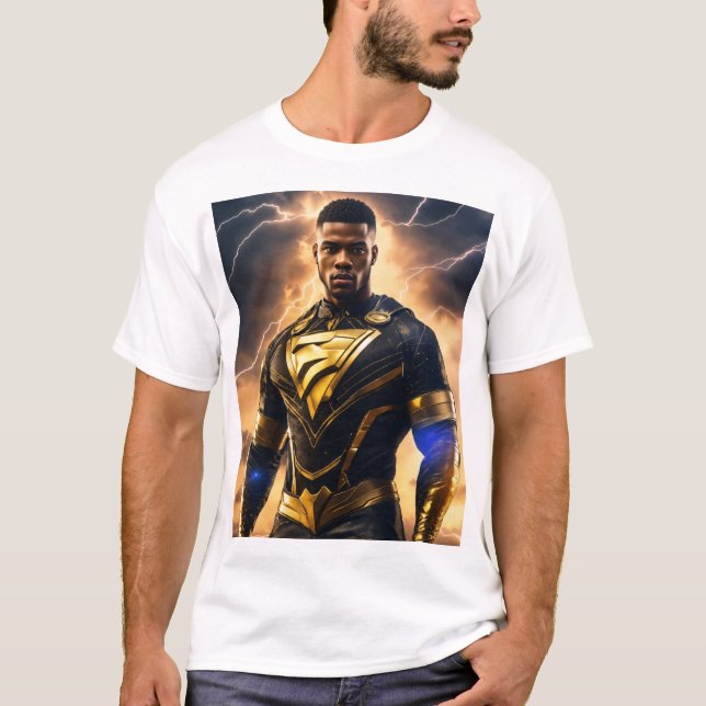  "Light and Dark Superhero" T-Shirt (Front)