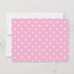 Light and Pastel Pink Polka Dots Postcard