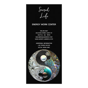 Light and Shadow Yin Yang Rack Card