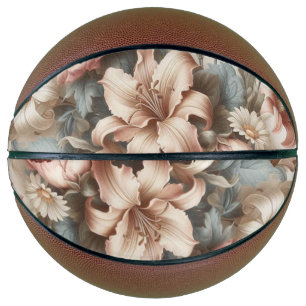 Light Antique Floral Perfection Basketball