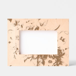 Light Antique Floral Perfection Etched Frames