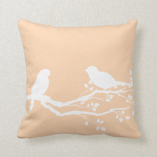 Light Apricot Nature Picture Cushion