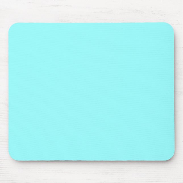 Light Aqua 99FFFF Mouse Mat (Front)