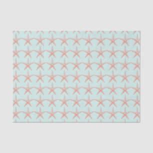 Light Aquamarine Coral Starfish 10lb Tissue Paper