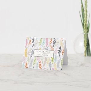 Light as a Feather by Origami Prints Thank You Card