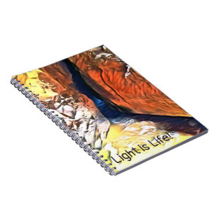 Light at the End of a Crevasse at the Coast Notebook