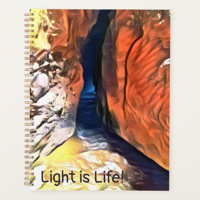 Light at the End of a Crevasse at the Coast Planner (Front)