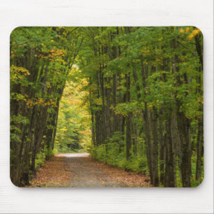Light At The End Of A Tunnel Of Trees Mouse Mat