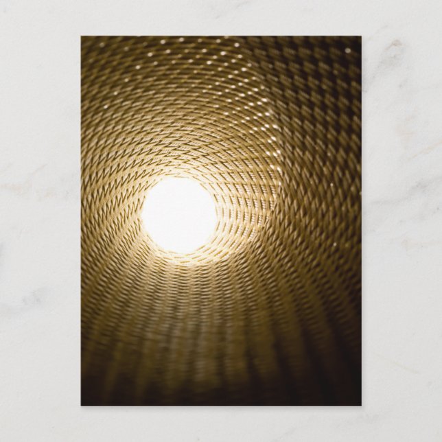 Light at the end of a tunnel postcard (Front)