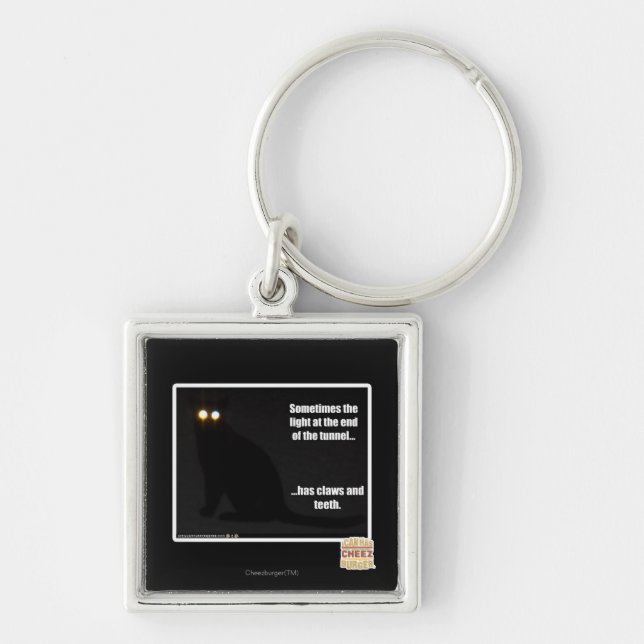 Light at the End of the Tunnel Key Ring (Front)