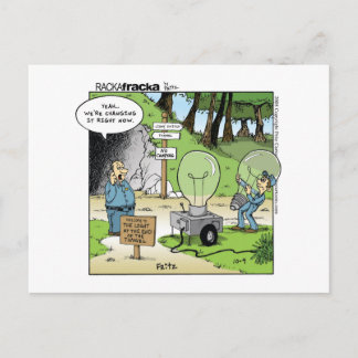 Light at the End of the Tunnel Postcard