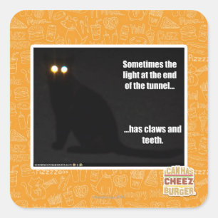 Light at the End of the Tunnel Square Sticker