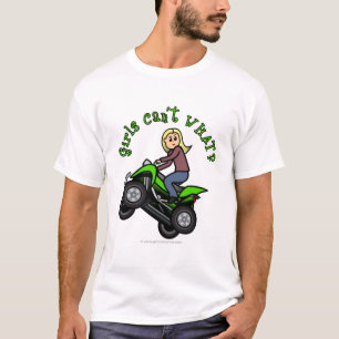 Light ATV   Four Wheeling Girl T-Shirt