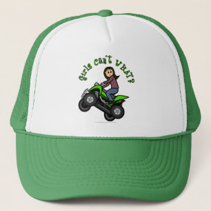 Light ATV Four Wheeling Girl Trucker Hat