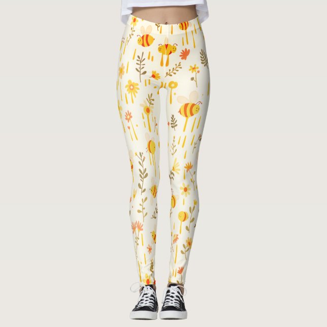 Light Bee Leggings (Front)