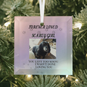 Light Beyond the Rainbow Tribute Glass Tree Decoration