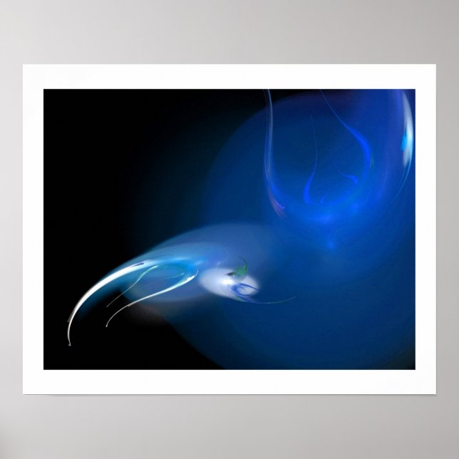 LIGHT BIRD IN BLUE POSTER (Front)